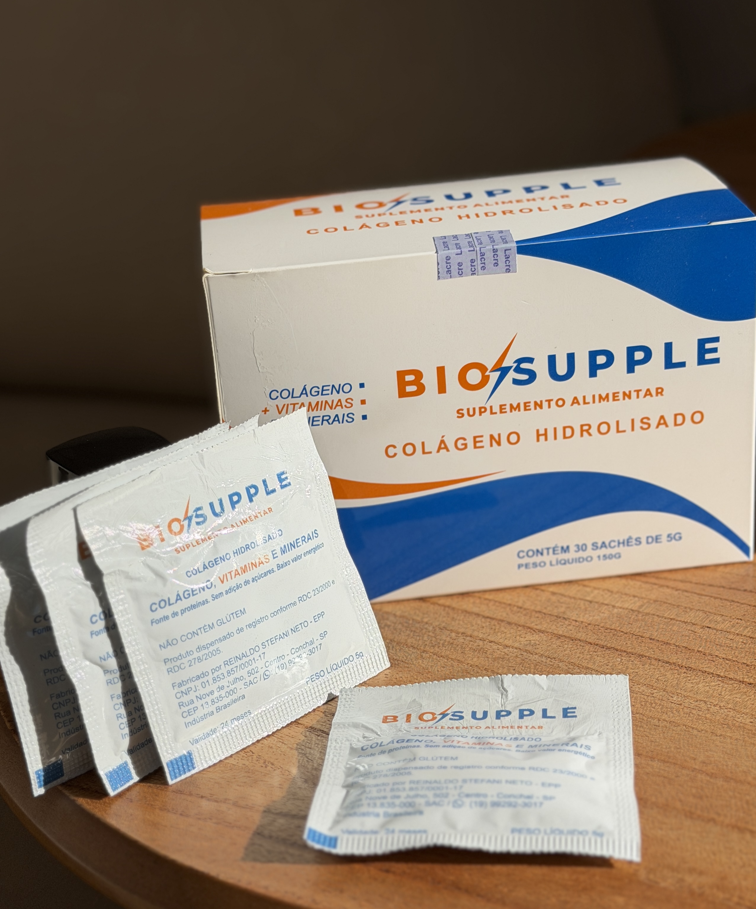 Colágeno Hidrolisado – Biosupple – 30 sachês