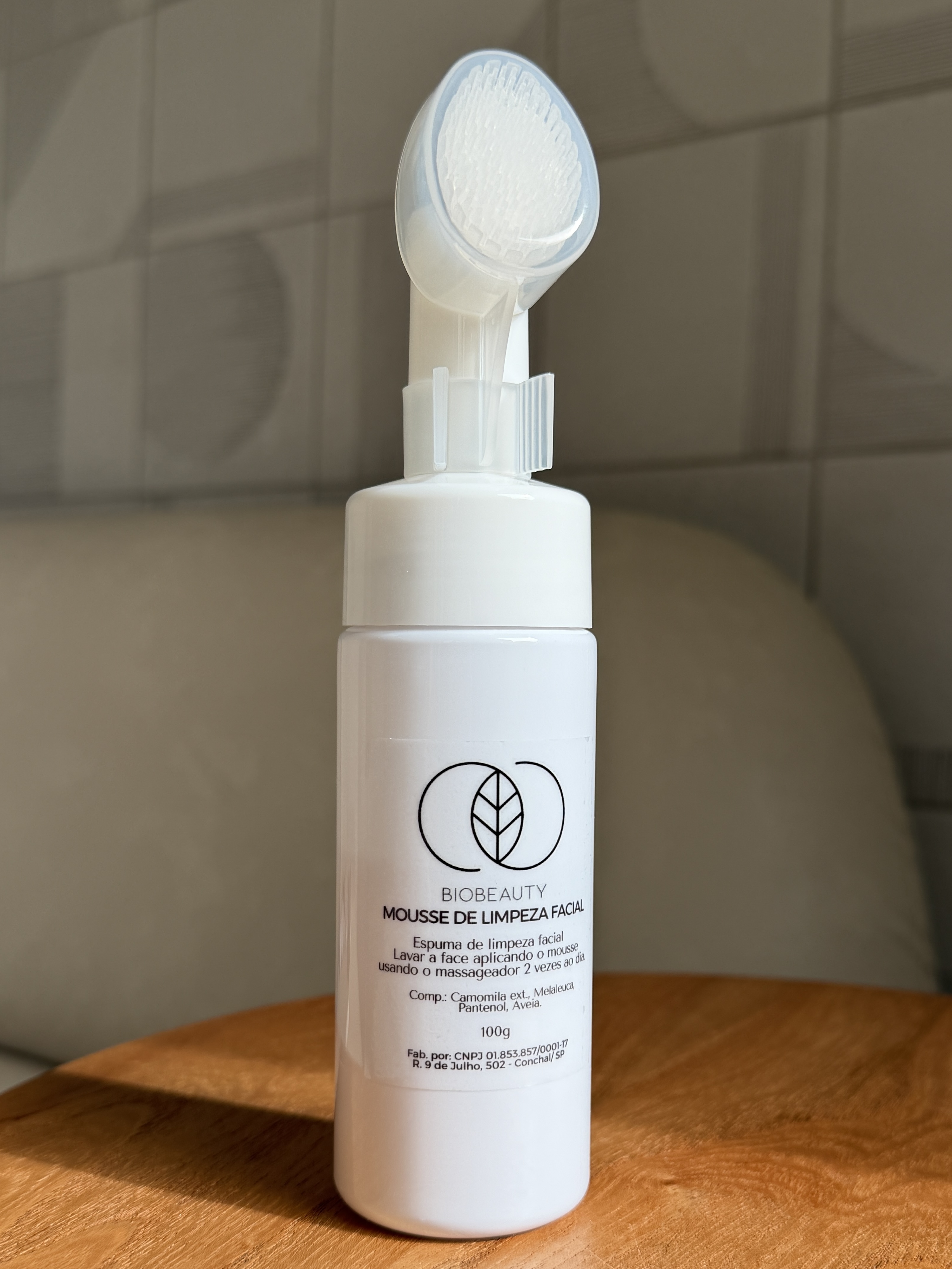 Mousse de Limpeza Facial com Aplicador 100ml