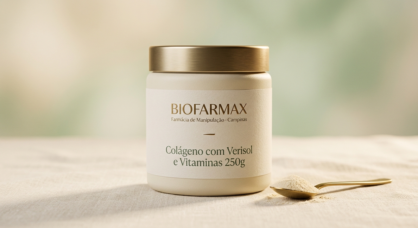 Colágeno com Verisol e Vitaminas 250g