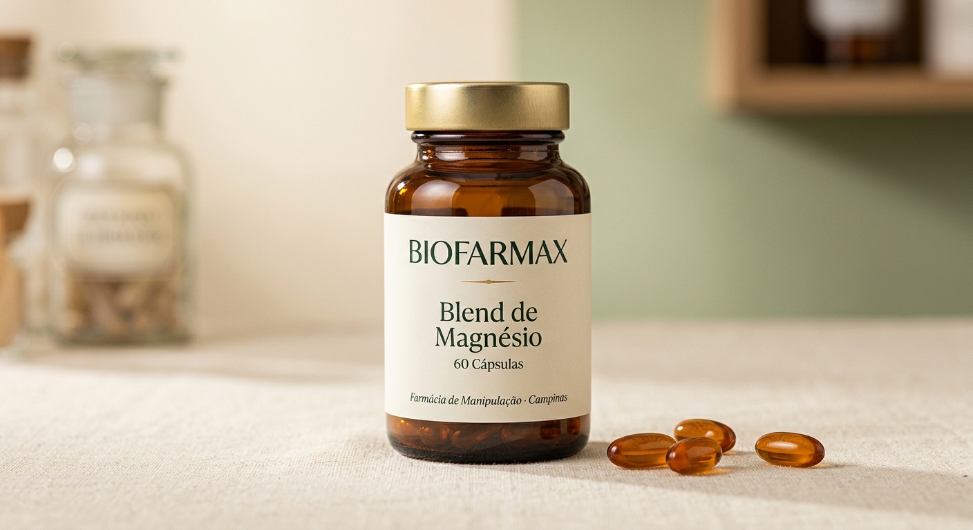 Blend de Magnésio 60 Cápsulas