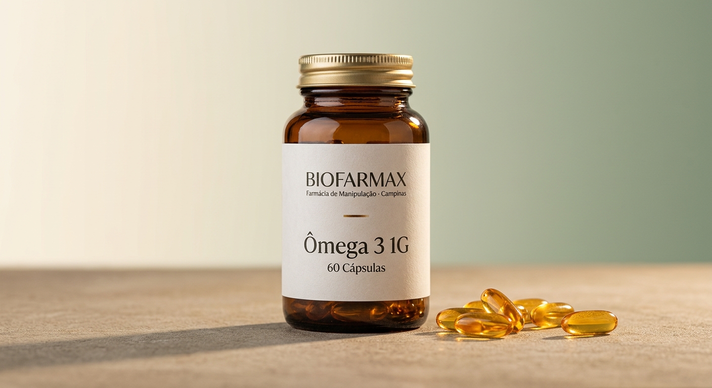 Ômega 3 1G 60 Cápsulas