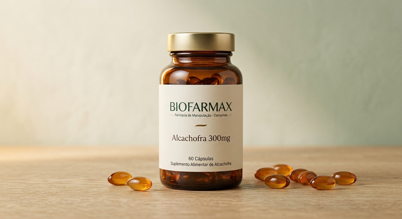 Alcachofra 300mg 60 Cápsulas