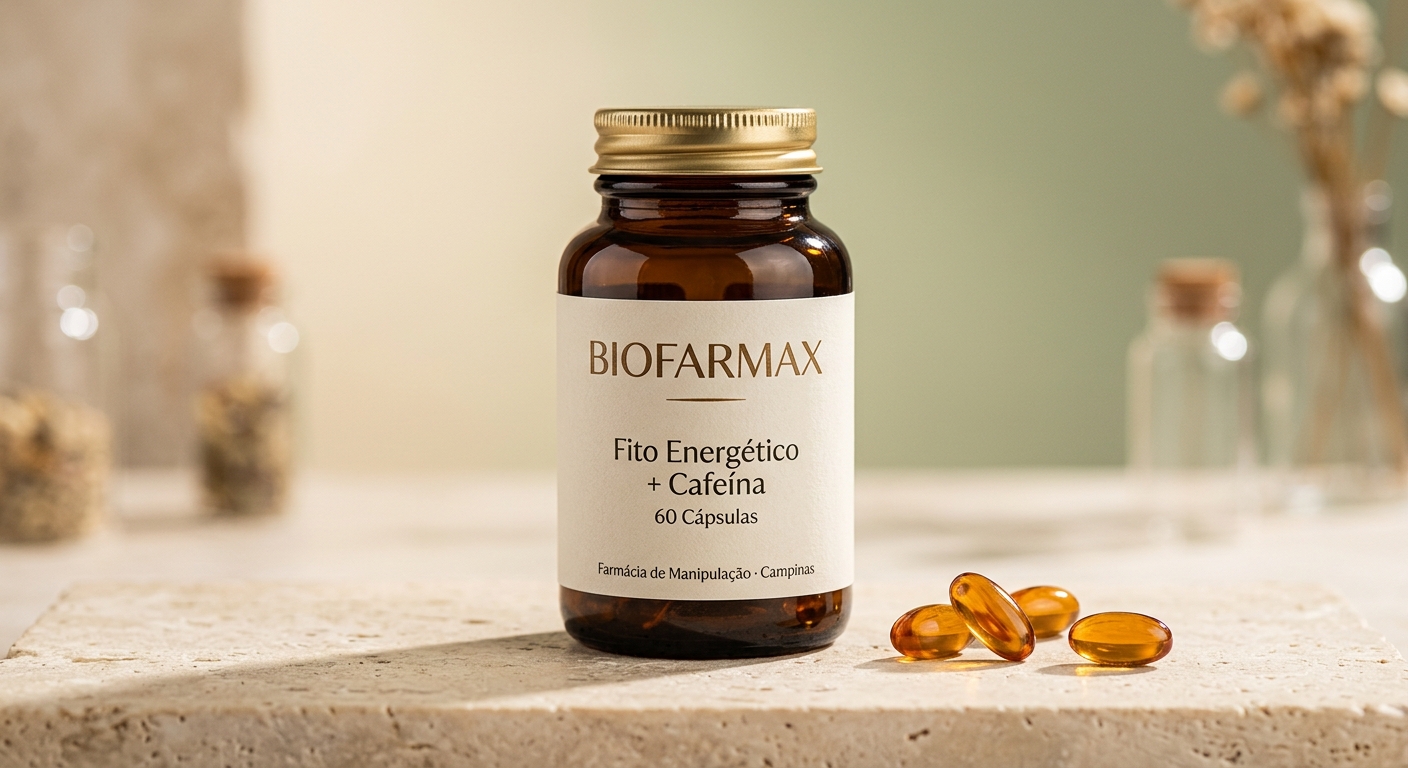 Fito Energético + Cafeína  60 Cápsulas