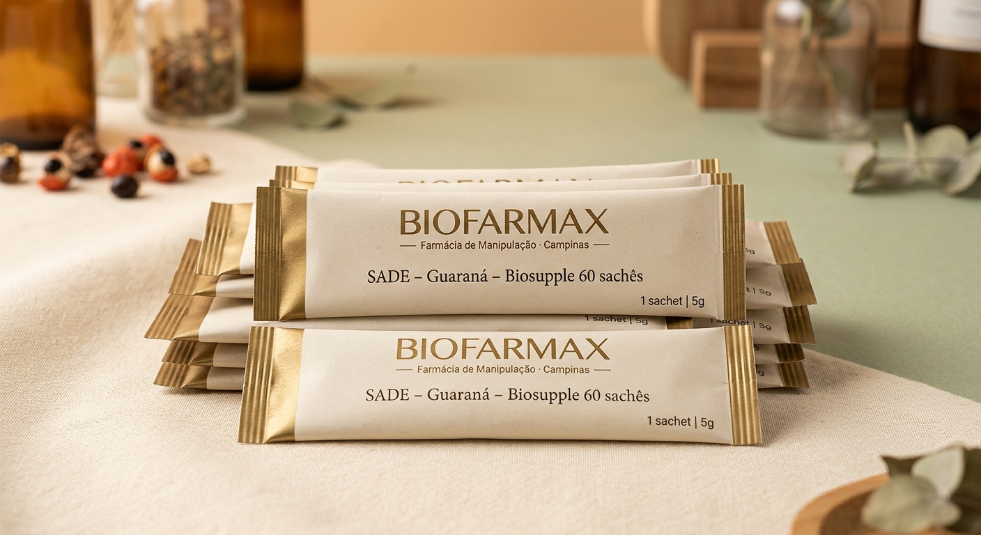 SADE – Guaraná – Biosupple 60 sachês